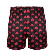 Load image into Gallery viewer, Man's Underwear Sexy Love Heart Print Soft Boxers Underpants Gay Casual Shorts Beach Wear Lightweight Loose Lounge Short Pants