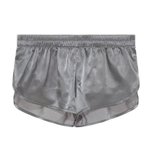 Load image into Gallery viewer, Men Underwear Solid Low Waist Satin Boxer Shorts Men's Underpants Breathable Underwear Comfortable Fit Men Gay Lingerie Panties