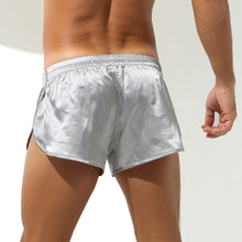 Load image into Gallery viewer, Men Underwear Solid Low Waist Satin Boxer Shorts Men's Underpants Breathable Underwear Comfortable Fit Men Gay Lingerie Panties