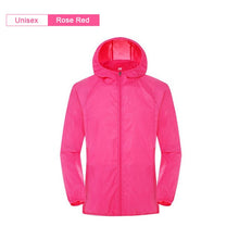 Load image into Gallery viewer, Men Women Hiking Jacket Waterproof Quick Dry Camping Hunting Clothes Sun-Protective Outdoor Sports Coats Anti UV Windbreaker