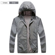 Load image into Gallery viewer, Men Women Hiking Jacket Waterproof Quick Dry Camping Hunting Clothes Sun-Protective Outdoor Sports Coats Anti UV Windbreaker