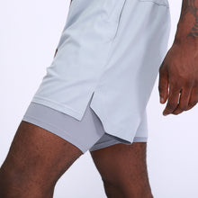 Load image into Gallery viewer, Men's 2 in 1 Sport Shorts Quick-Dry Breathable Pockets Short Pants for Basketball Running Gym Fitness Beach Shorts