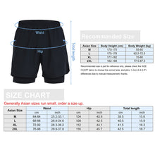 Load image into Gallery viewer, Men's 2 in 1 Sport Shorts Quick-Dry Breathable Pockets Short Pants for Basketball Running Gym Fitness Beach Shorts