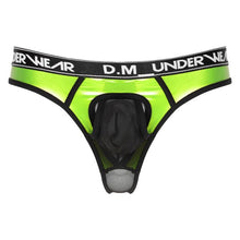 Load image into Gallery viewer, Men's Sexy Underwear Briefs Jockstrap Mesh Bulge Pouch Cuecas Panties Leather Patchwork Thongs Underpants Gay Slip Homme Srting