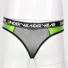 Load image into Gallery viewer, Men's Sexy Underwear Briefs Jockstrap Mesh Bulge Pouch Cuecas Panties Leather Patchwork Thongs Underpants Gay Slip Homme Srting