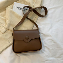 Load image into Gallery viewer, Mini PU Leather Flap Crossbody Bags for Women 2022 Winter Handbag Solid Color Shoulder Bag Ladies Handbags and Purses