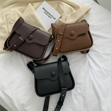 Load image into Gallery viewer, Mini PU Leather Flap Crossbody Bags for Women 2022 Winter Handbag Solid Color Shoulder Bag Ladies Handbags and Purses