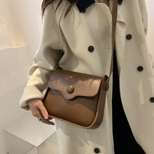 Load image into Gallery viewer, Mini PU Leather Flap Crossbody Bags for Women 2022 Winter Handbag Solid Color Shoulder Bag Ladies Handbags and Purses