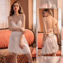 Load image into Gallery viewer, Night Dress Women Sexy Dress for Sex Night Women Lace Sleepwear Sexy Nightwear Pearl Nighty for Ladies Sleep Tops Lingere