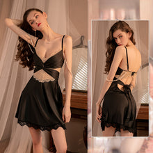 Load image into Gallery viewer, Night Dress Women Sexy Dress for Sex Night Women Lace Sleepwear Sexy Nightwear Pearl Nighty for Ladies Sleep Tops Lingere