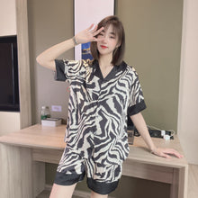 Load image into Gallery viewer, Pajamas for Women Plus Size Lingere Sexy Pajamas Sleep Tops Silk Sleepwear Set Pajama Set Sexy Pjs Two Piece Set Summer