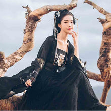 Load image into Gallery viewer, Plus Size 6XL Hanfu Women Chinese Traditional Luxury Hanfu Female Cosplay Costume Black White Hanfu Dress For Women Oversied