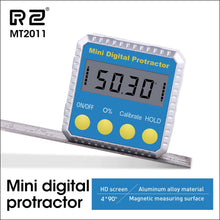 Load image into Gallery viewer, RZ Angle Protractor Universal Bevel 360 Degree Mini Electronic Digital Protractor Inclinometer Tester Measuring Tools MT2010