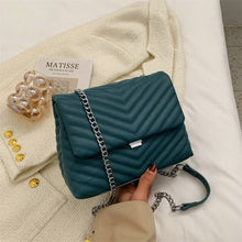 Load image into Gallery viewer, Retro Chain Designer Small PU Leather Crossbody Bags for Women 2022 Spring Women's Trend Luxury Handbags Branded Cross Body Bag