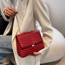 Load image into Gallery viewer, Retro Chain Designer Small PU Leather Crossbody Bags for Women 2022 Spring Women's Trend Luxury Handbags Branded Cross Body Bag