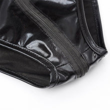 Load image into Gallery viewer, Sexy Lingerie Bodysuit Women Zipper Open File Leather Latex Sexy Underwear Push Up Bras Bodysuits Sex Body Teddies Sexy Costume