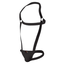 Load image into Gallery viewer, Sexy Lingerie Halter Neck One-piece Thong Jockstrap T-pants O Ring Backless Elastic Jumpsuit Gay Men's Porn Erotic Bodysuit