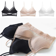 Load image into Gallery viewer, Sexy Seamless Bras For Women Plus Size Underwear Thin Lace Mesh U Backless Bralette Top Comfort Wireless Invisible Bra Lingerie