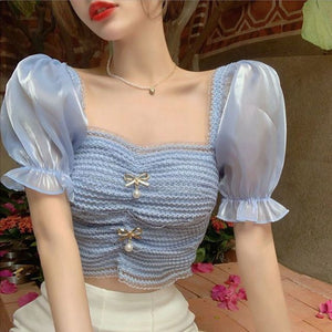 Sexy y2k Butterfly Jeans Crop Top Backless Strap Camis  Blue Cute Party Sweats Women Beach Holiday Mini Vest Tee Summer 2022