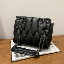 Load image into Gallery viewer, Small Chain Brand Designer Soft Quilted PU Leather Crossbody Bags For Women 2022 Simple Totes Shoulder Side Bag Luxury Handbags