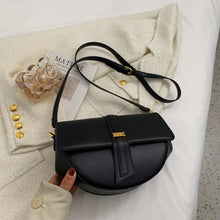 Load image into Gallery viewer, Small Good Quality Pu Leather Saddle Crossbody Bags for Women 2022 Fashion Luxury Brand Shoulder Bag Female Handbags Clutch Bags