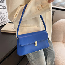 Load image into Gallery viewer, Solid Color PU Leather Shoulder Bags For Women 2022 hit Spring Handbags Small Travel Hand Bag Ladies Fashion Shoulder Bags