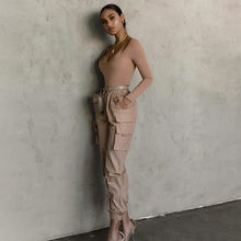 Load image into Gallery viewer, Spring Summer  Sexy Knitted Bodysuit For Women 2021 New Solid Full Sleeve Square Collar Skinny Bodysuits Tops