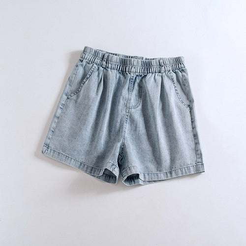 Summer 2021 New Denim Shorts Women Fashion Elastic Waisted Casual Shorts For Woman Loose Fashion Short Jeans Womens Trousers
