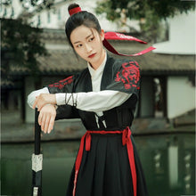 Load image into Gallery viewer, Tang Dynasty Ancient Costumes Hanfu Dress Women Swordsman Cosplay Clothing Lady National Costume Fairy Outfit Ethnic wear 90