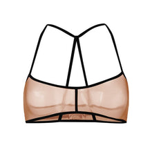 Load image into Gallery viewer, Transparent Women's Bra Hollow Out Stylish Sleeveless Lace Bralette Crochet Solid Tank Flower Mesh Unlined Bra Vest Sexy Bras