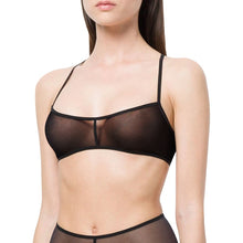 Load image into Gallery viewer, Transparent Women's Bra Hollow Out Stylish Sleeveless Lace Bralette Crochet Solid Tank Flower Mesh Unlined Bra Vest Sexy Bras
