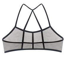 Load image into Gallery viewer, Transparent Women's Bra Hollow Out Stylish Sleeveless Lace Bralette Crochet Solid Tank Flower Mesh Unlined Bra Vest Sexy Bras
