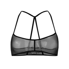 Load image into Gallery viewer, Transparent Women's Bra Hollow Out Stylish Sleeveless Lace Bralette Crochet Solid Tank Flower Mesh Unlined Bra Vest Sexy Bras