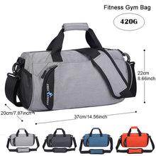 Load image into Gallery viewer, Waterproof Sports Gym Bags, Multifunction Dry Wet Separation Bags, Fitness Training Yoga Shoulder Bag With Shoes Bags 3 Colors