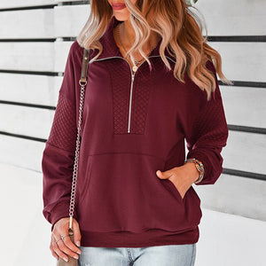Winter Clothes Hoodies Women Clothing Solid Color Hoodies Front Pocket Long Sleeve Hooded Pullovers Vintage Female Sweatshirts