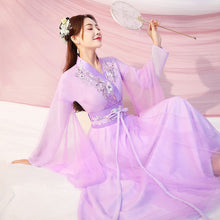 Load image into Gallery viewer, Women Chinese Style Hanfu Traditional Dance Costume Han Dynasty Princess Clothing Oriental Tang Dynasty Fairy Dresses Outfit