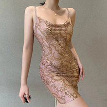 Load image into Gallery viewer, Women Dresses Pajamas For Women Snake Print Suspender Dress Hot Girl Sexy Lingerie Women'S Sleepwear Night Dress Home Wear