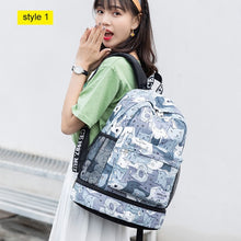 Load image into Gallery viewer, Women Gym Backpack Dry Wet Fitness Bag Travel Rucksack Waterproof Mujer Sac De Sport Gymtas Swimming Bag Training Bags XA850WA
