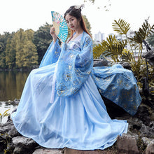 Load image into Gallery viewer, Women Hanfu Chinese Traditional Folk Costume Girl Han Dynasty Dance Wear Lady Fairy Cosplay Clothes Oriental Ancient Prince Suit
