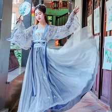 Load image into Gallery viewer, Women Hanfu Chinese Traditional Folk Costume Girl Han Dynasty Dance Wear Lady Fairy Cosplay Clothes Oriental Ancient Prince Suit