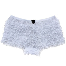 Load image into Gallery viewer, Women Ladies Lingerie Layered Ruffled Lace Trim Bloomers Knickers with a bow Sexy Panties Women's Underwear Underpants
