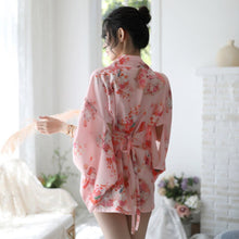 Load image into Gallery viewer, Women Lady Sexy Dress Tunic Yukata Japanese Style Cherry Blossom Kimono Uniform Temptation