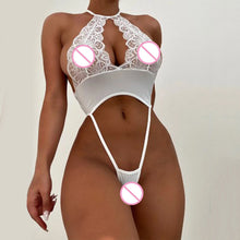 Load image into Gallery viewer, Women Lingerie Sexy Bodysuit Lace Deep V Teddy Babydoll See-through Sleepwear Hot Exotic Intimate Underwear Lenceria