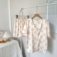 Load image into Gallery viewer, Women Pajamas for Women Two Piece Set Summer Sexy Nightwear Printed Night Dress Silk Sleepwear Set Sleeping Dress Nightgown