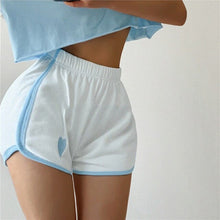 Load image into Gallery viewer, Women Simple Shorts Casual Shorts Summer High Elastic Wide Leg Sweat Short Home Beach Pants Female Sports Shorts Indoor Outdoor