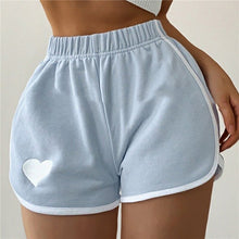 Load image into Gallery viewer, Women Simple Shorts Casual Shorts Summer High Elastic Wide Leg Sweat Short Home Beach Pants Female Sports Shorts Indoor Outdoor