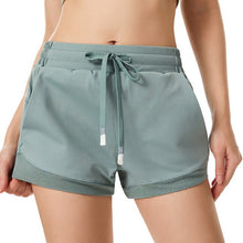 Load image into Gallery viewer, Women Sport Shorts Comfortable Breathable Quick Dry Elastic Waistband High Waist Fitness Gym Workout Running  Short Pants