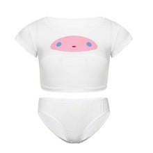 Load image into Gallery viewer, Women's Erotic Bra Set Sexy Crop Top  with Briefs Panties Cartoon Printed Lingerie Suit Soft Underwear Sets Two-Piece Sleepwear
