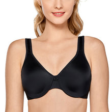 Load image into Gallery viewer, Women's Smooth Minimizer Bra Full Coverage Underwire Seamless No Padded Plus Size Bras Solid Backless D DD E F