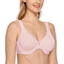 Load image into Gallery viewer, Women's Smooth Minimizer Bra Full Coverage Underwire Seamless No Padded Plus Size Bras Solid Backless D DD E F